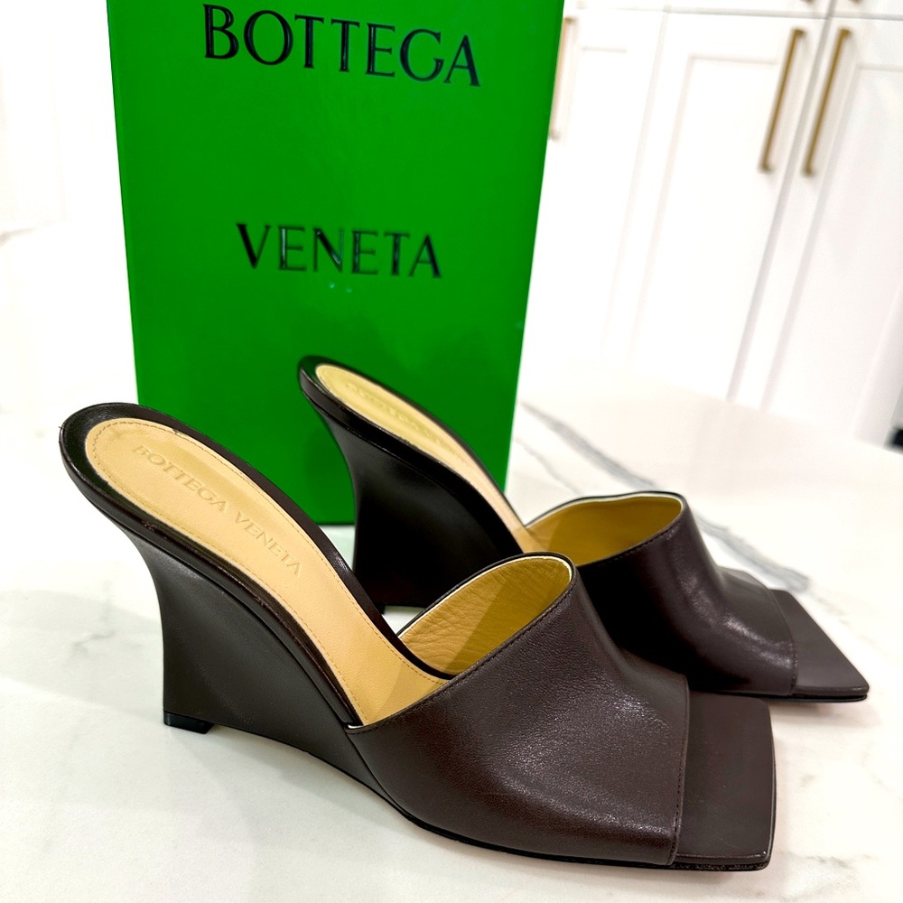 Bottega Veneta Stretch Wedge Lounge Sandals
